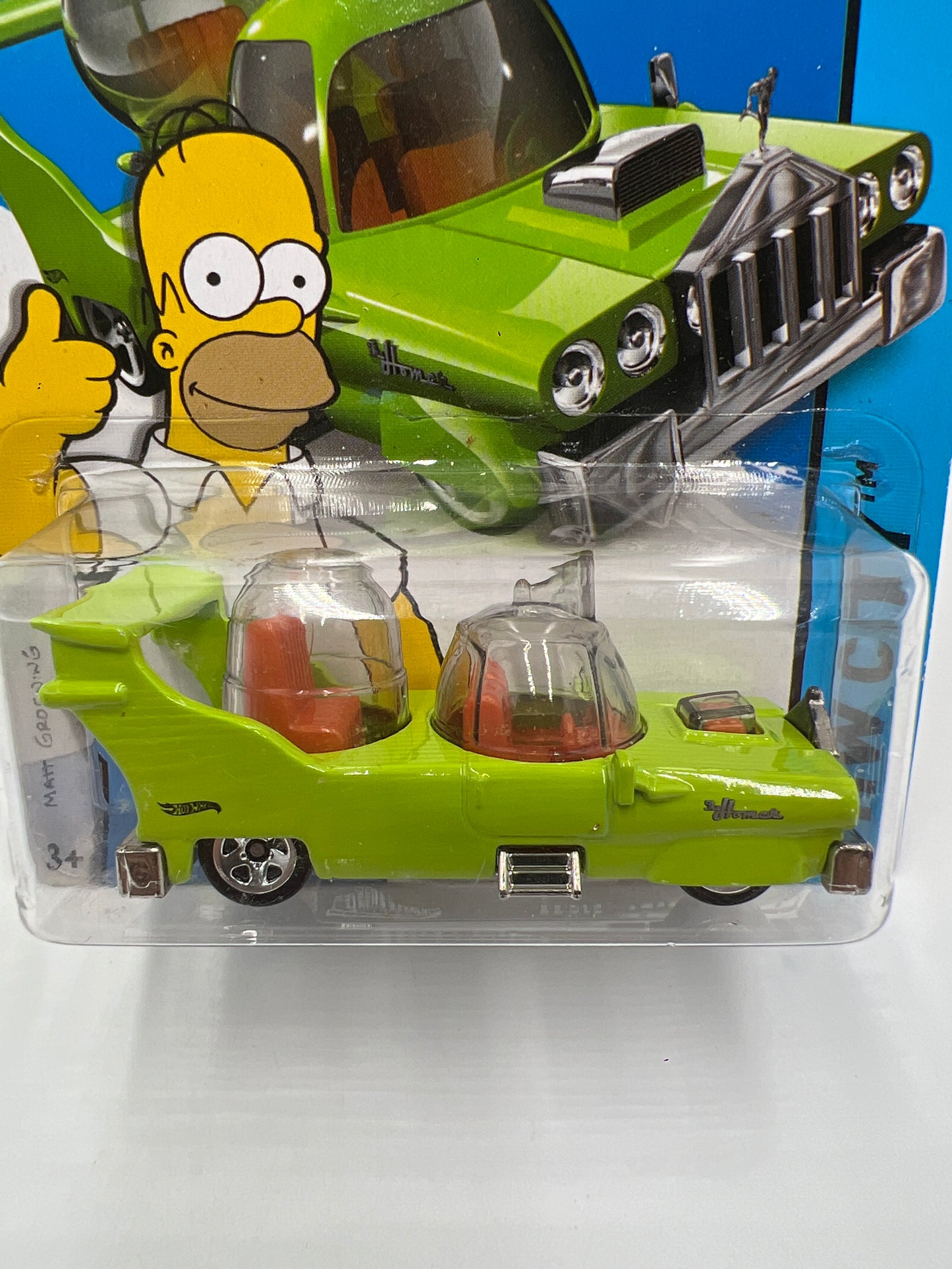 2014 Hot Wheels City #89 The Simpsons The Homer Green