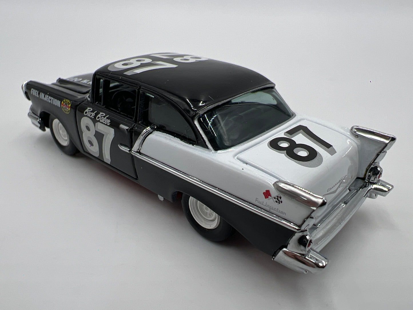 Hot Wheels 1/64 Premium Legends Vintage Record Holders 57 Chevy 150 Black/White Loose