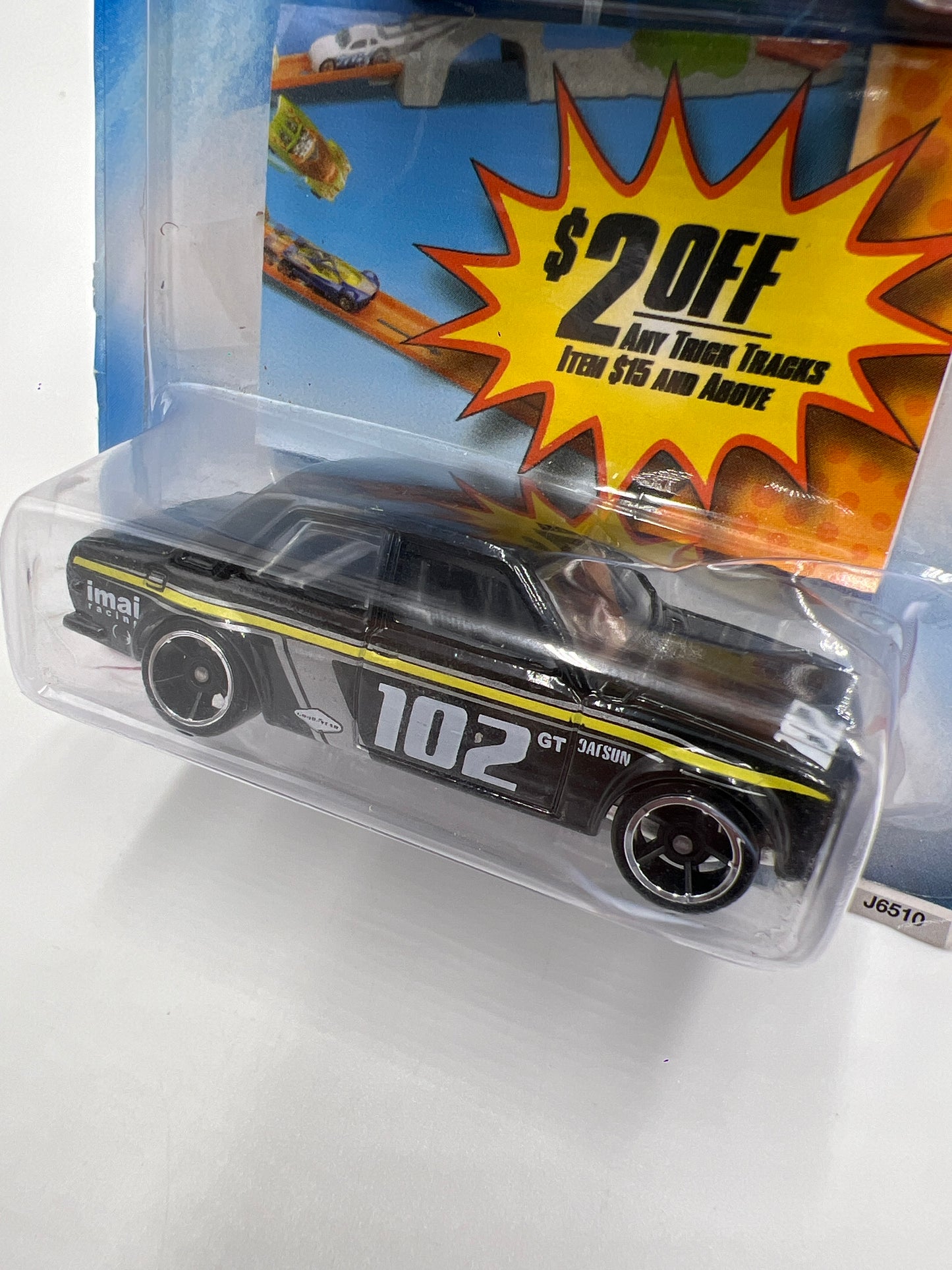 2009 Hot Wheels 2 Pack Datsun Bluebird 510 & 32 Ford Vicky W/Protector Bad Card/Blister