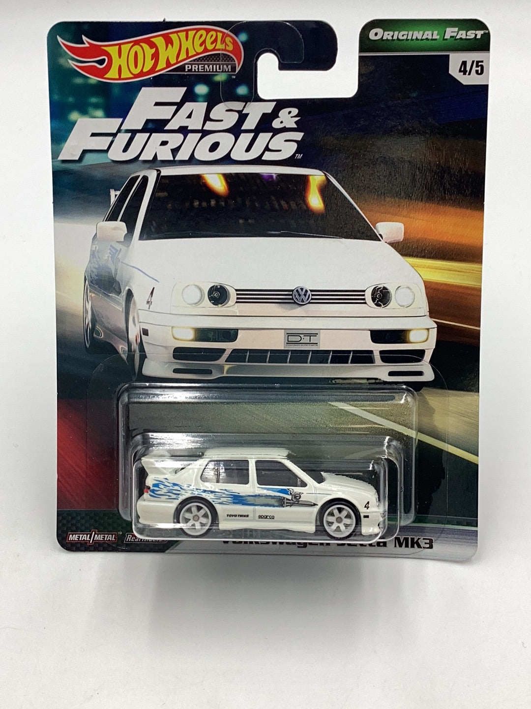 Hot wheels premium fast and furious Original Fast Volkswagen Jetta MK3 4/5 W/ protector