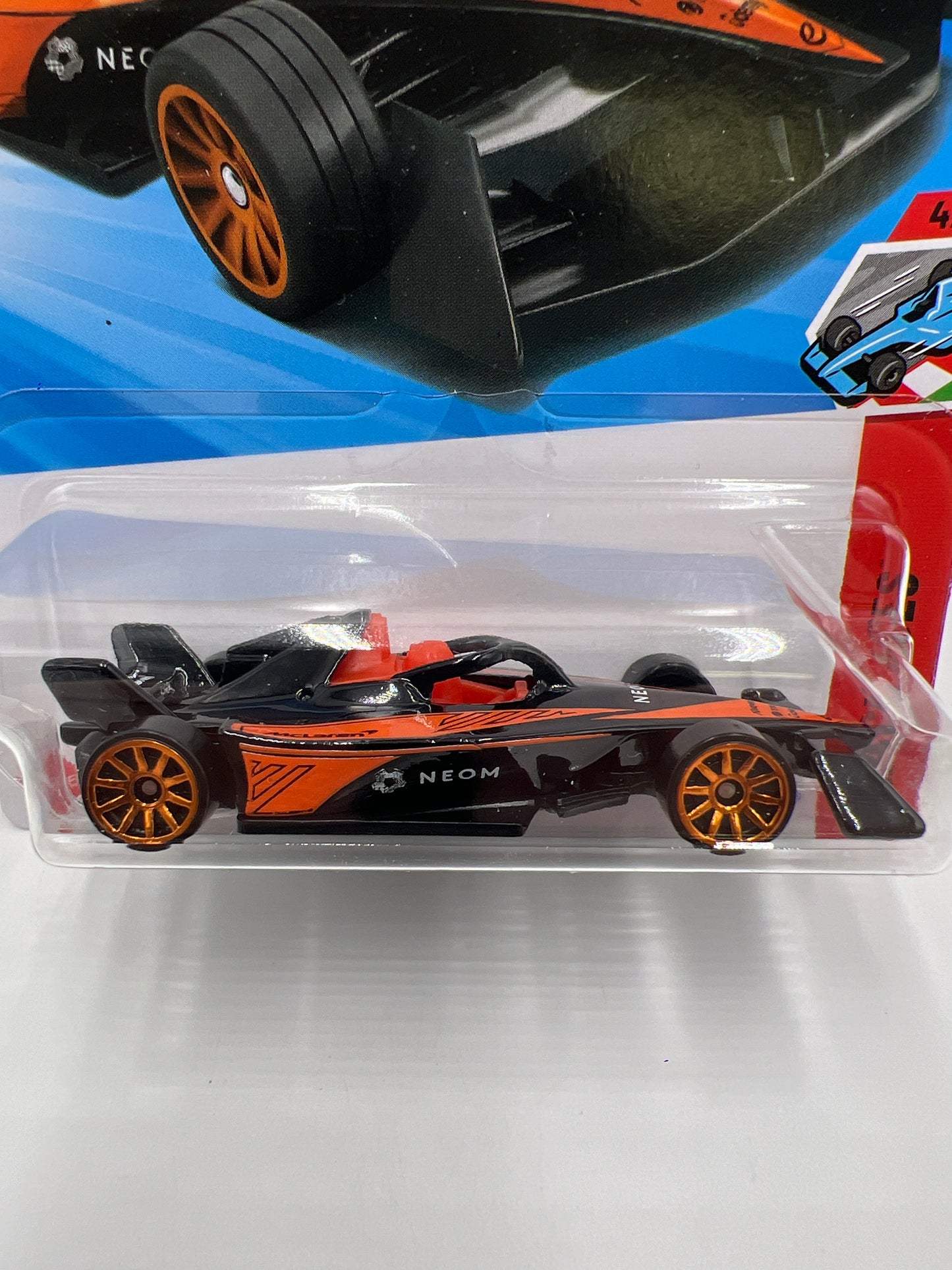 2025 Hot Wheels N Case Track Aces #194 Formula E Gen3 McLaren Black/Orange 114C