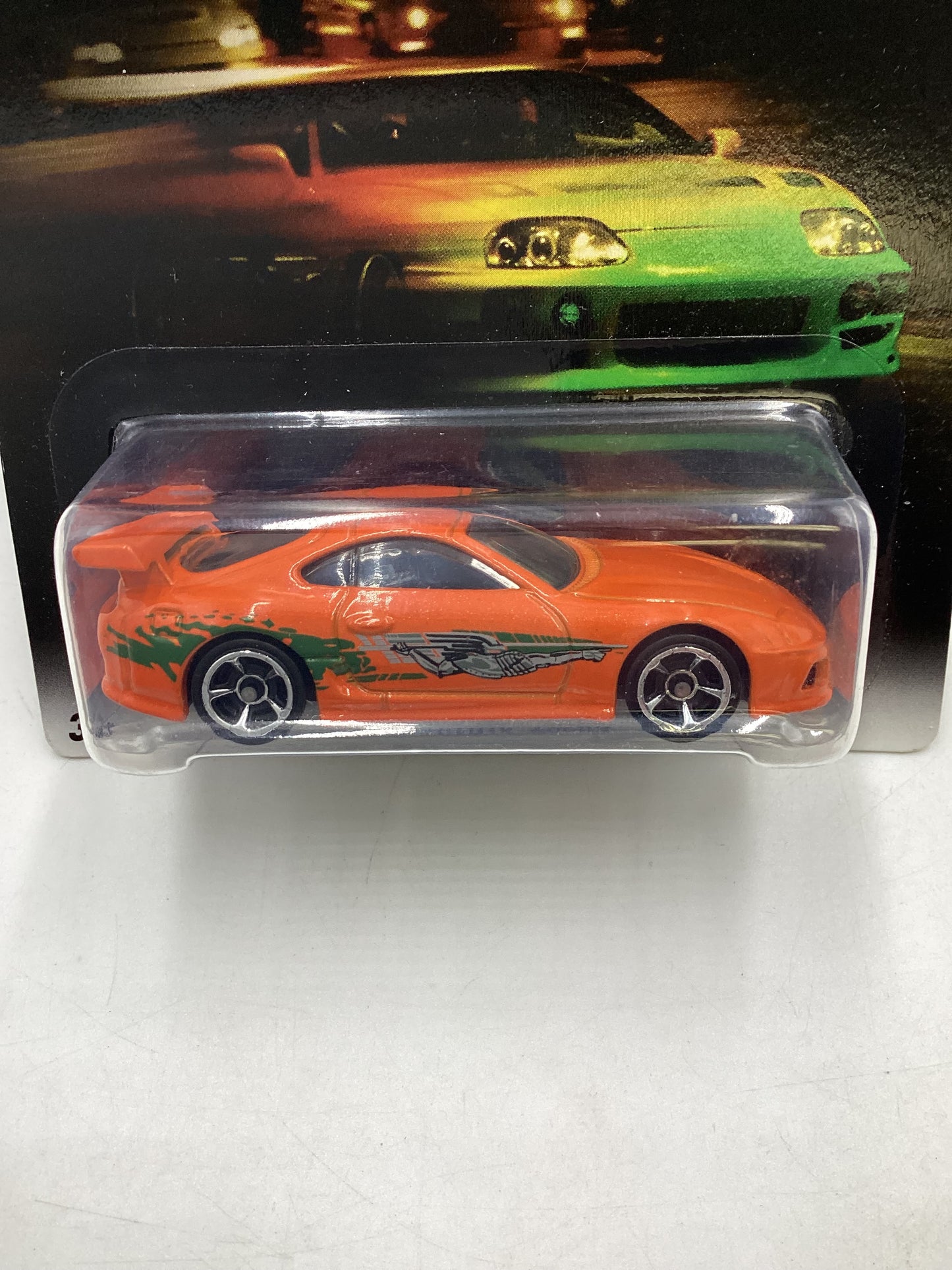 Hot wheels 2016 Fast and furious 94 Toyota supra orange #1 w/protector 69A