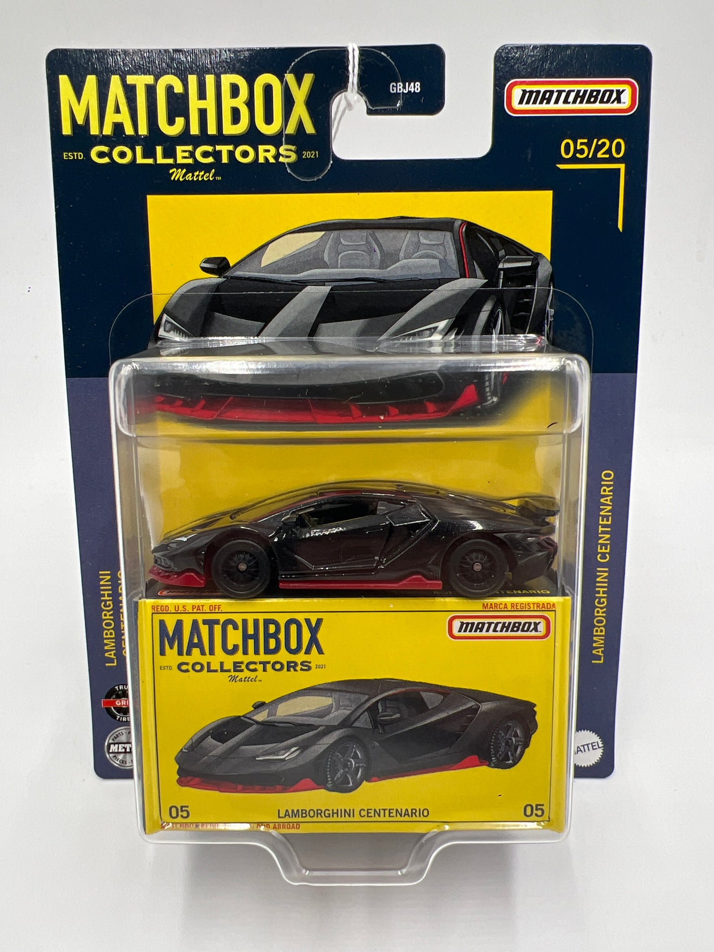 Matchbox Collectors #5 Lamborghini Centenario Black 170G