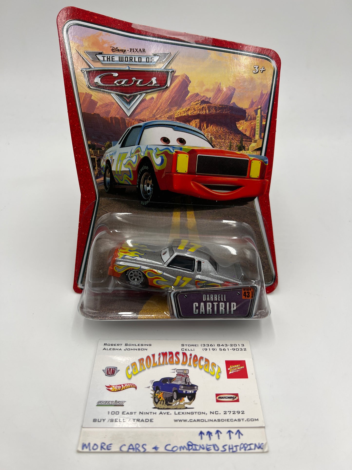 Disney Pixar The World Of Cars #43 Darrell Cartrip 140B