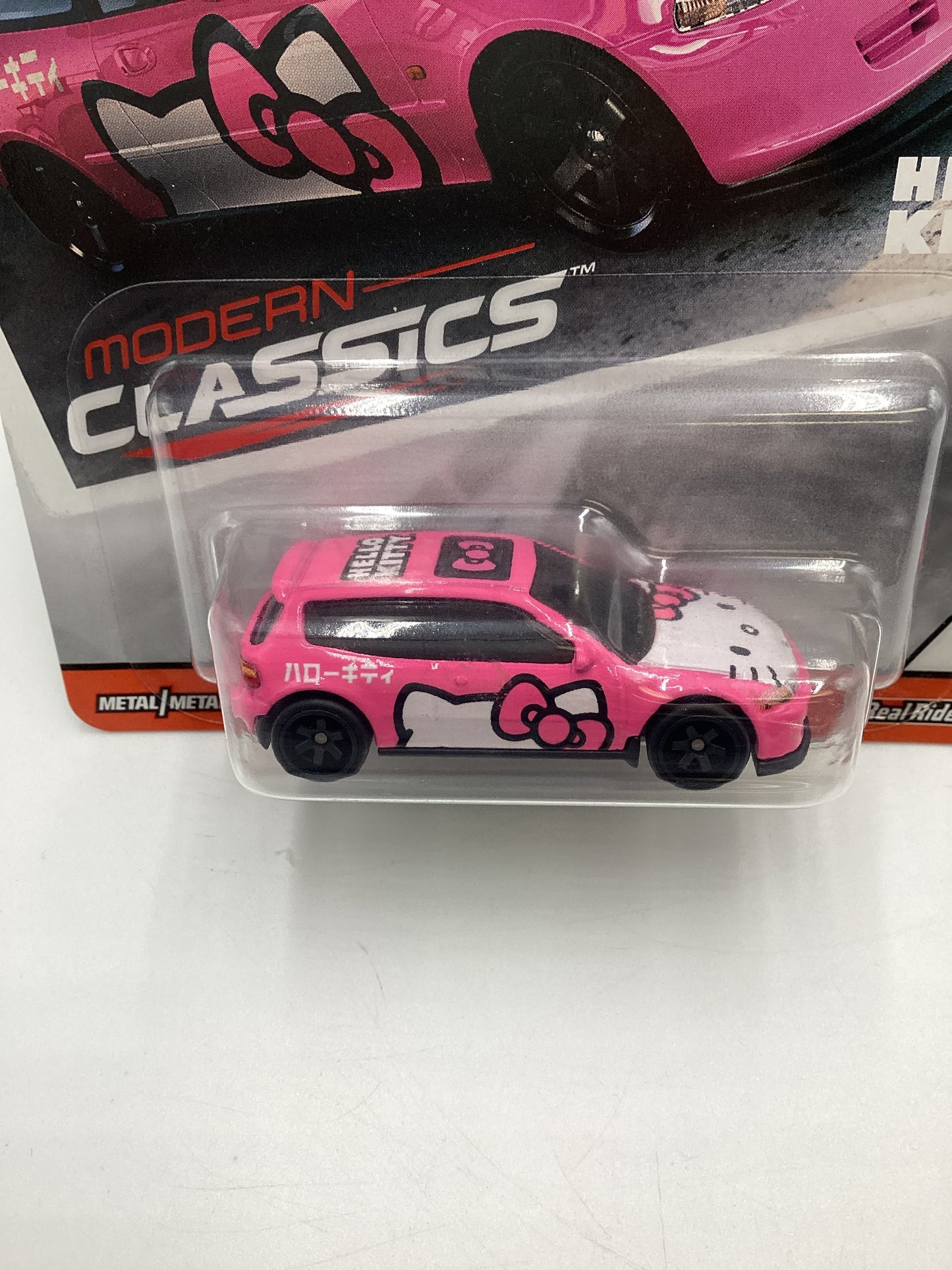 Hot Wheels Car Culture Modern Classics #1 Honda Civic EG Hello Kitty with protector