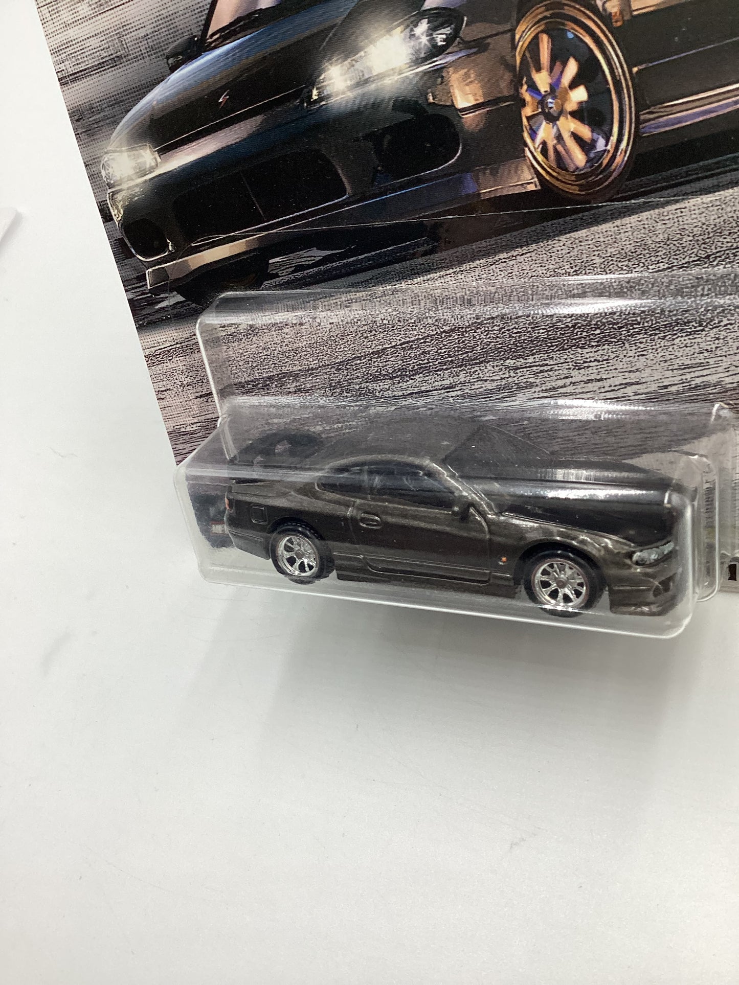 Hot wheels Fast and furious Fast Tuners #2 Nissan Silvia S15 Gray with protector