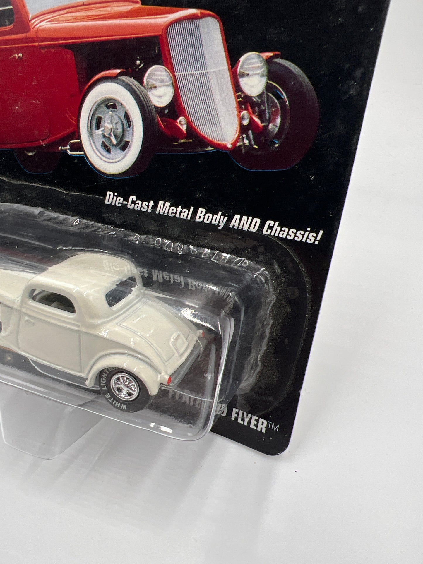 Johnny Lightning White Lightning Chase Hot Rods #483 Flathead Flyer Ford White