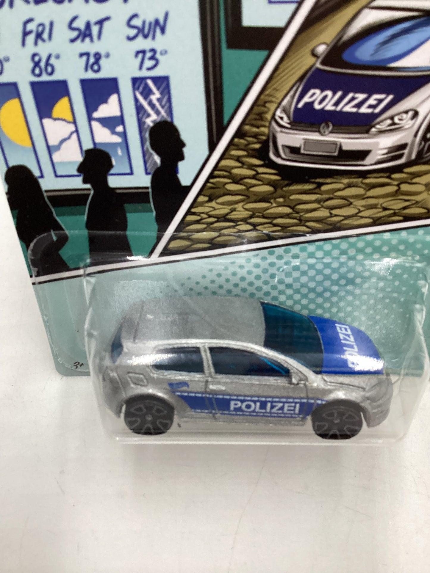 Hot Wheels WM Exclusive Police 5/5 Volkswagen Golf MK7 157G