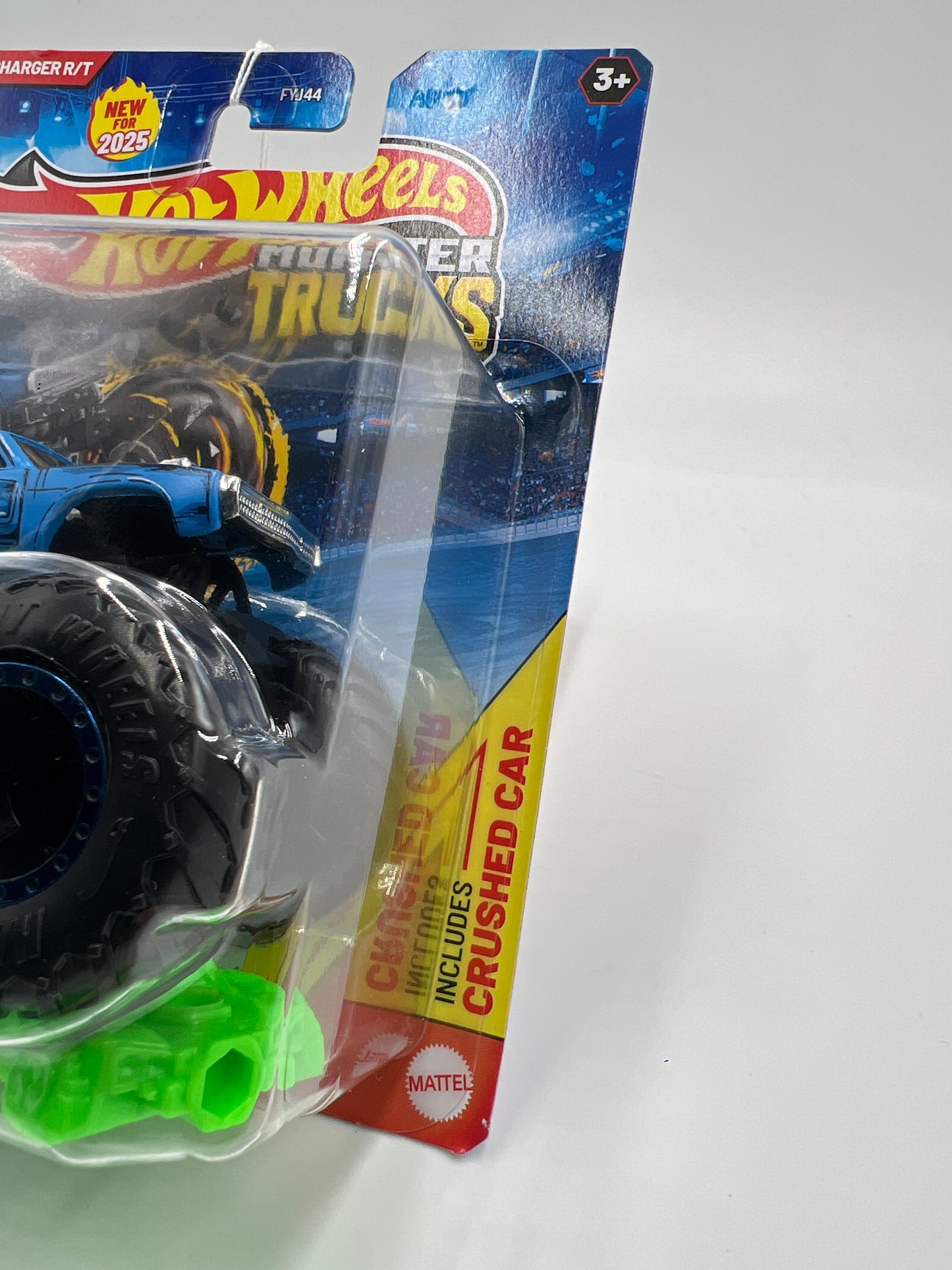 2025 Hot Wheels Monster Trucks Totally Tooned #1 1970 Dodge Charger R/T Blue 134B