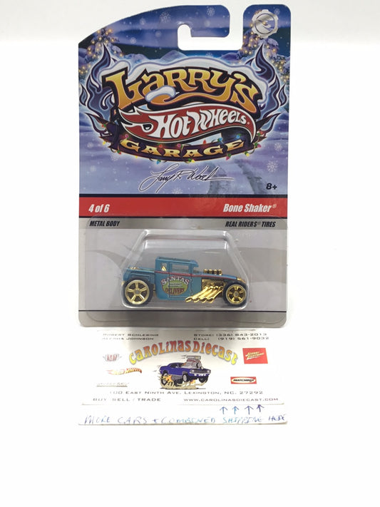 Hot wheels Larrys garage Xmas 4 of 6 Bone Shaker real riders with protector