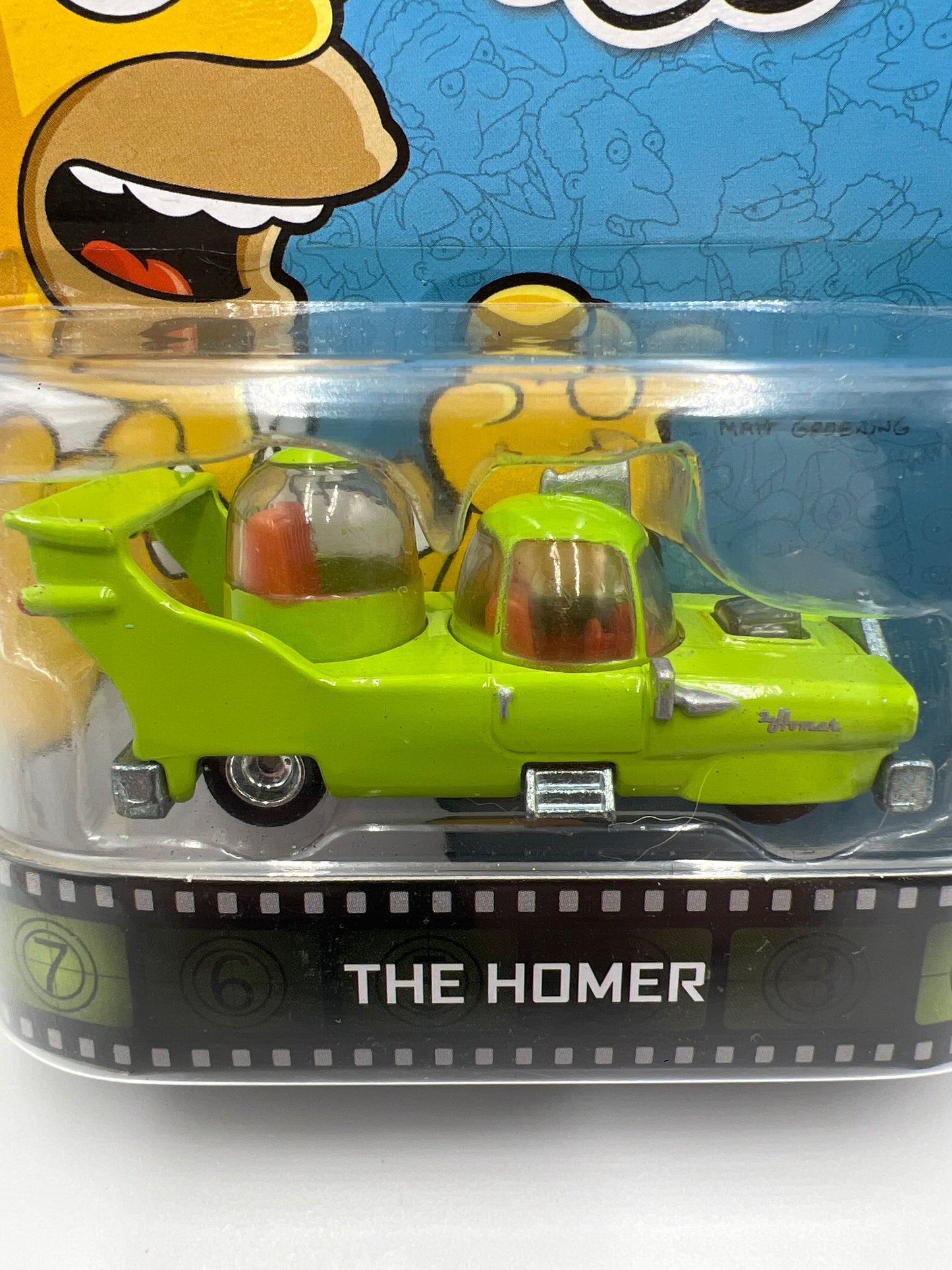 Hot Wheels Retro Entertainment The Simpsons The Homer Light Green