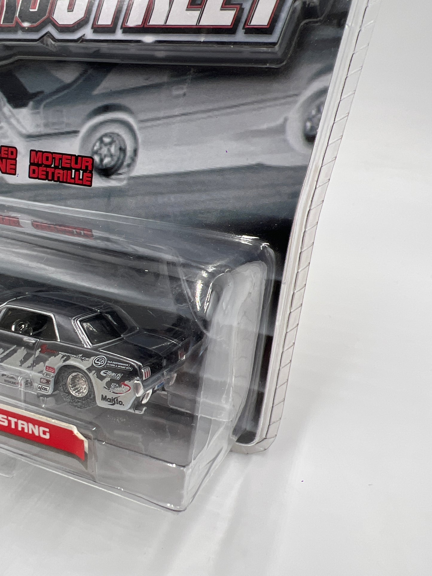 Maisto Pro Rodz Pro Street 1965 Ford Mustang Silver 185D