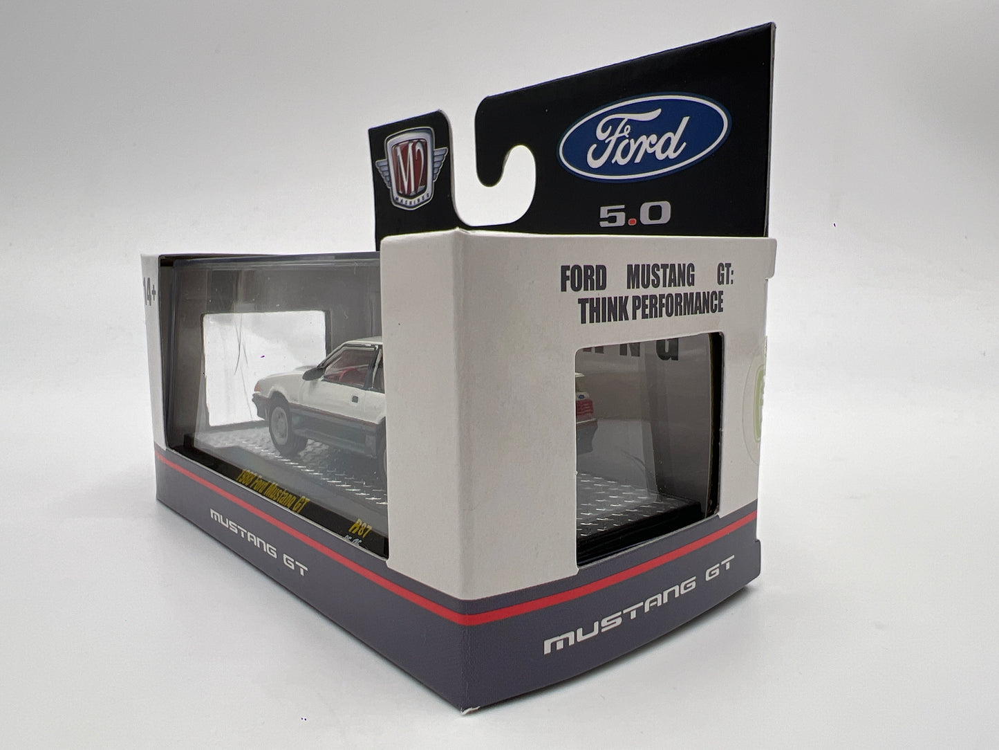 2025 M2 Machines Detroit Muscle 1988 Ford Mustang GT Foxbody White R87