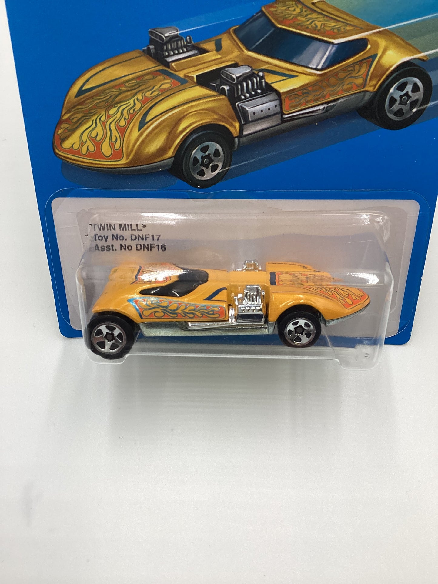 2016 Hot Wheels Target Heritage Retro DNF17 Twin Mill Yellow 158B