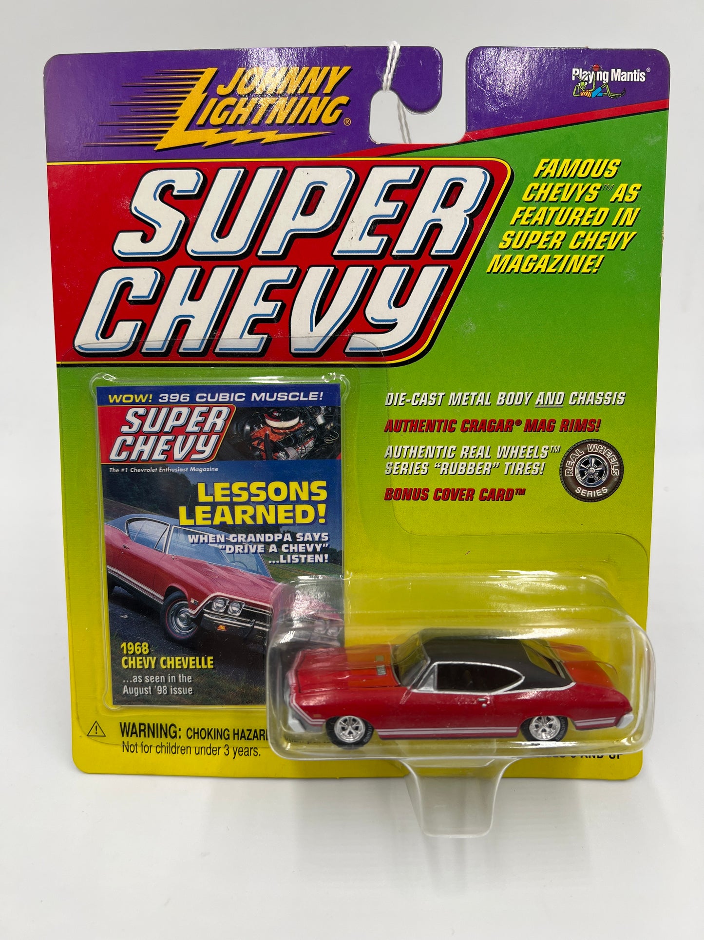 Johnny Lightning White Lightning Chase Super Chevy 1968 Chevy Chevelle Red