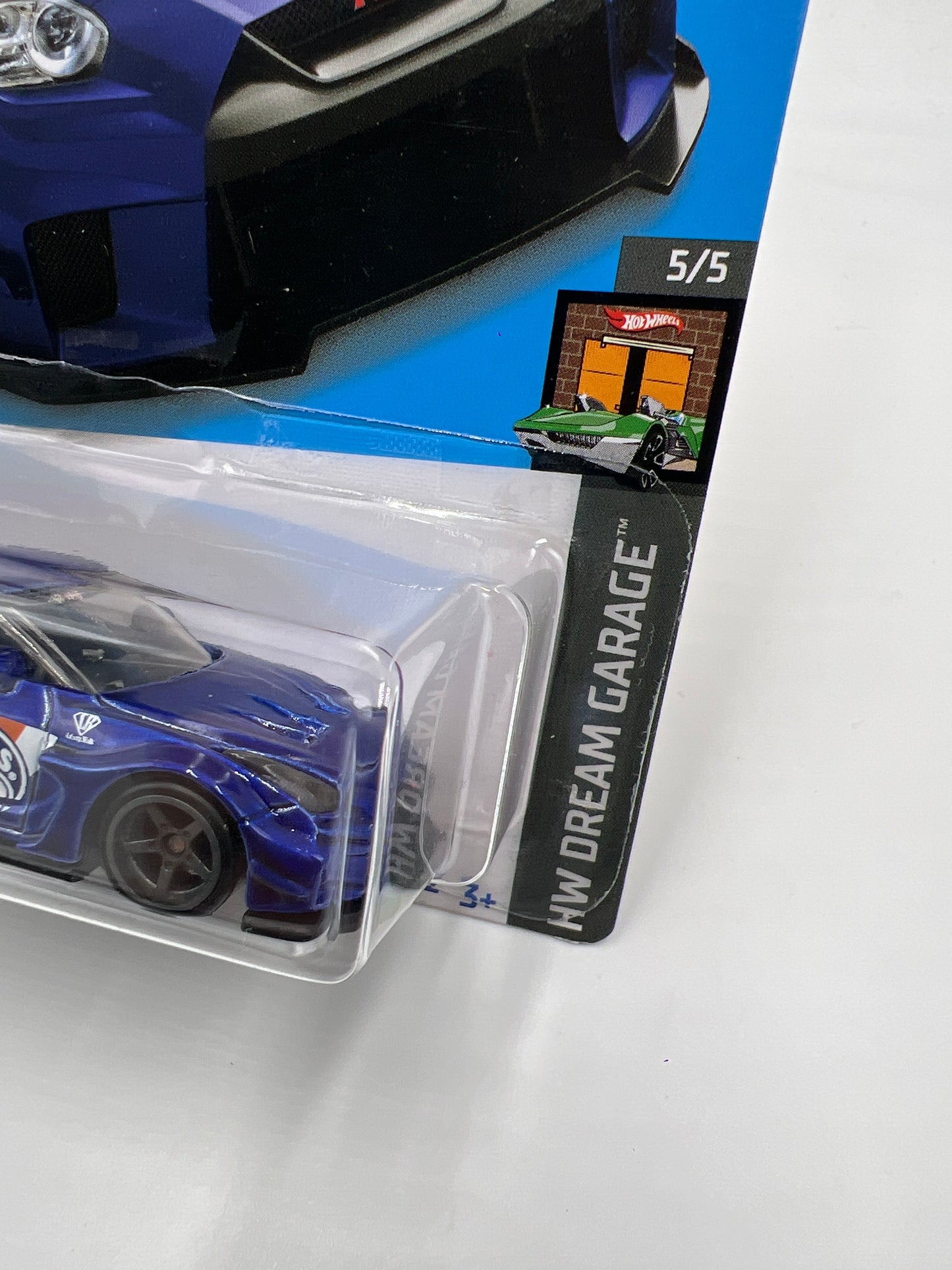 Hot Wheels LB-Silhouette Works GT Nissan 35GT-RR Ver.2 Blue Wheel Swap Custom On Card W/Protector SR