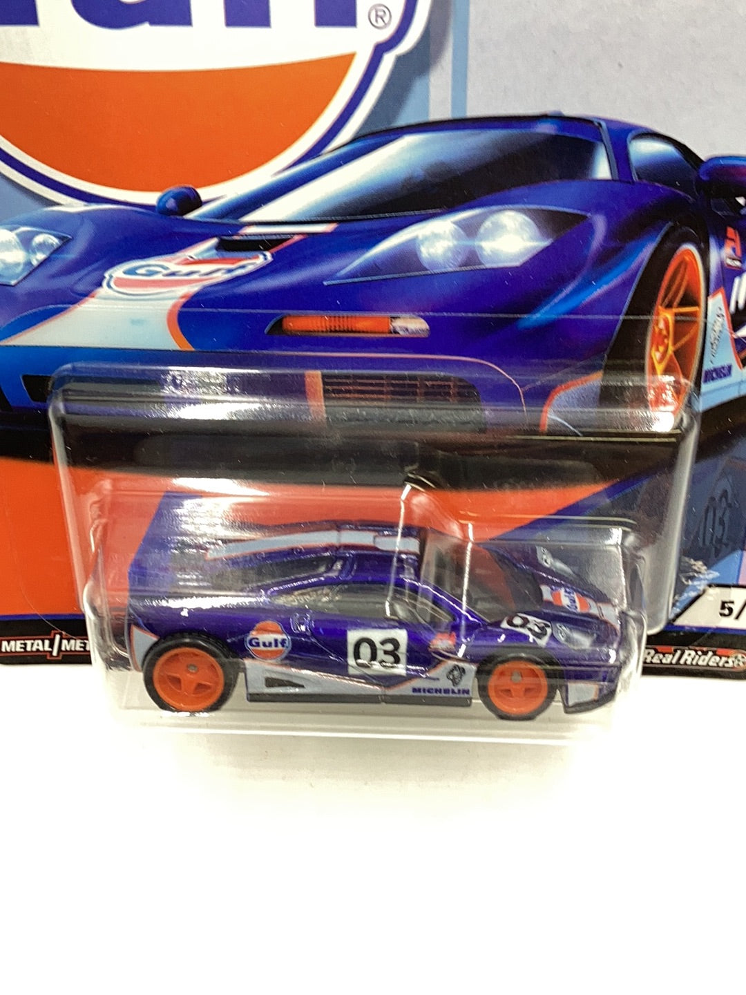 HOT WHEELS GULF McLaren F1 GTR 5/5 245A