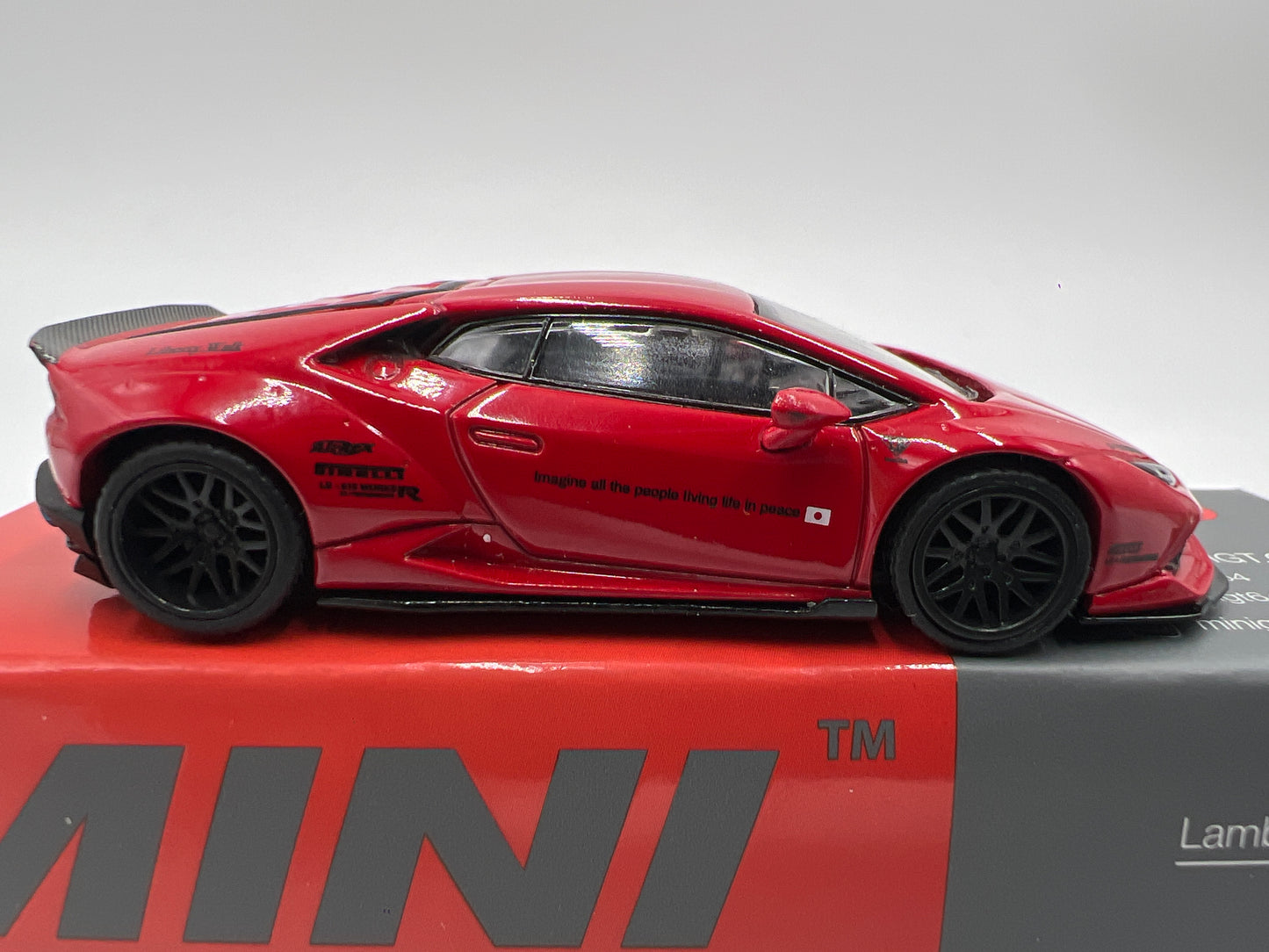 Mini GT Mijo Exclusives #375 LB Works Lamborghini Huracan Red