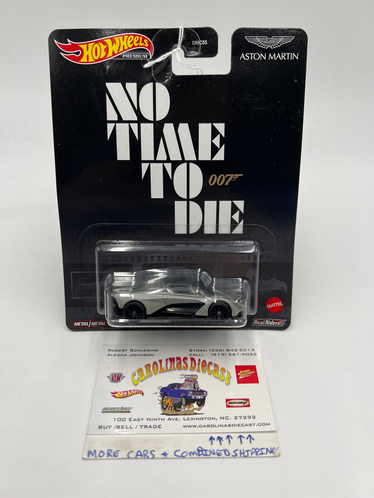 Hot Wheels Premium 007 No Time To Die Aston Martin Valhalla Concept Silver 257D