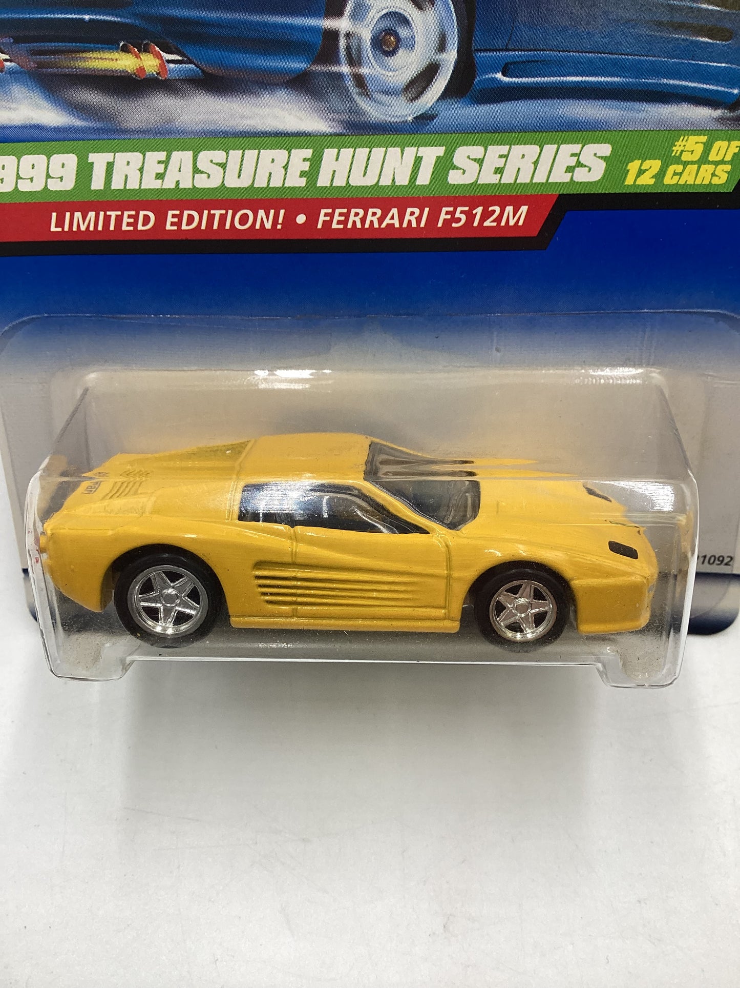 1999 Hot Wheels Treasure Hunt Series 5/12 Ferrari F512M #933 277M