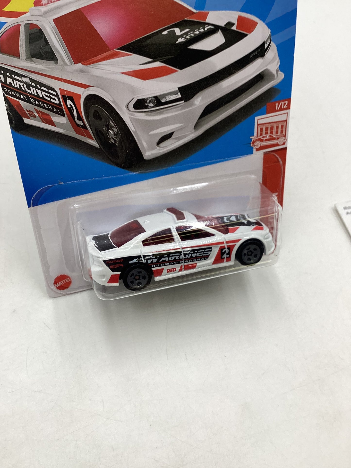 2024 Hot Wheels Red Edition #7 15 Dodge Charger SRT White 148G