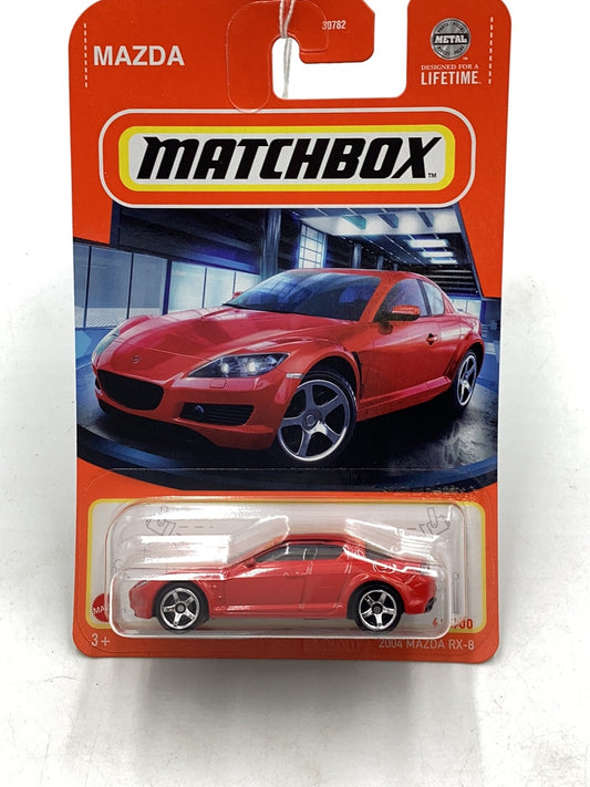 2024 matchbox #49 2004 Mazda RX-8 rx8 red 85G