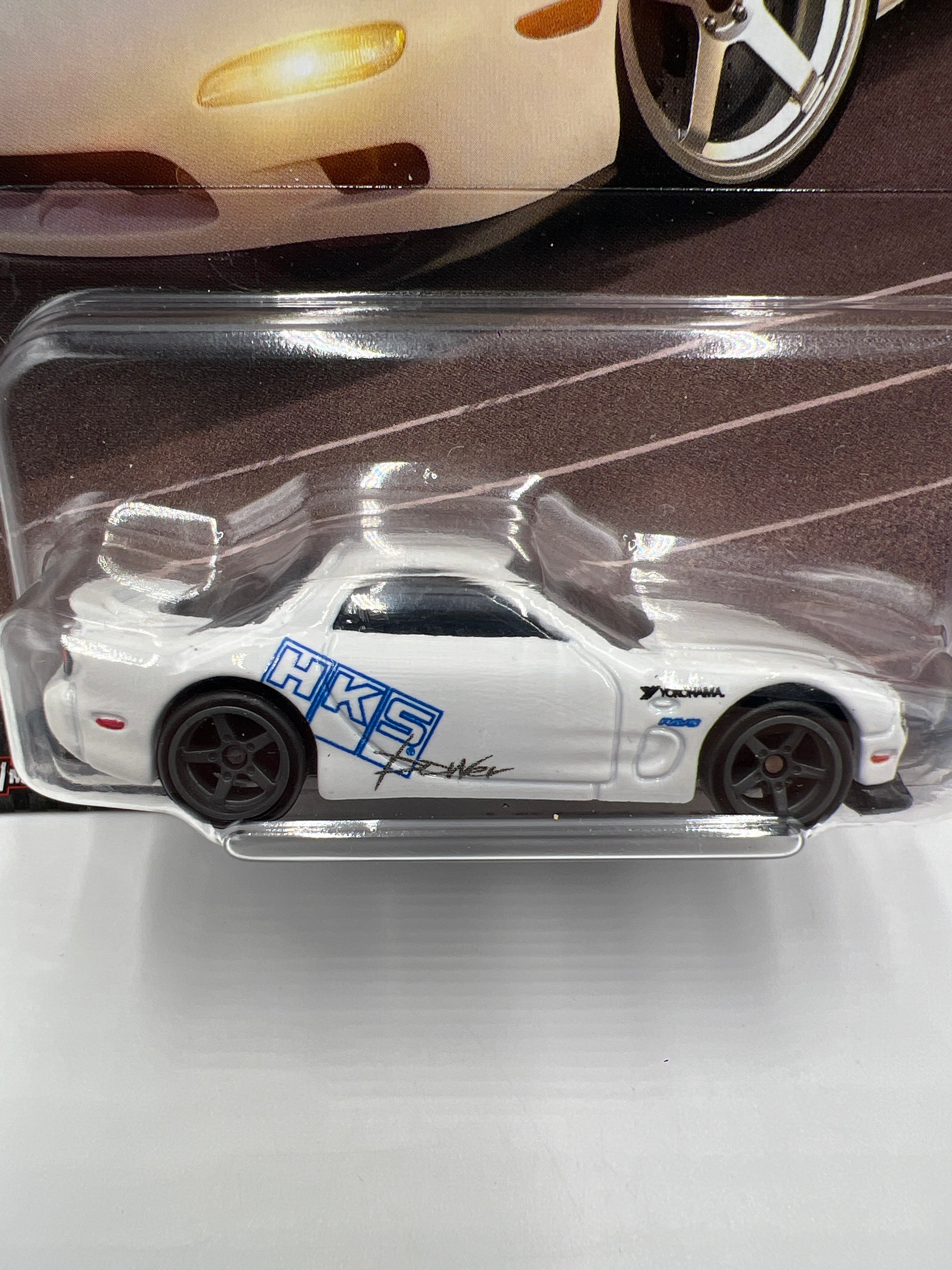 2025 Hot Wheels Premium Fast & Furious #1 Mazda RX-7 FD White 246L