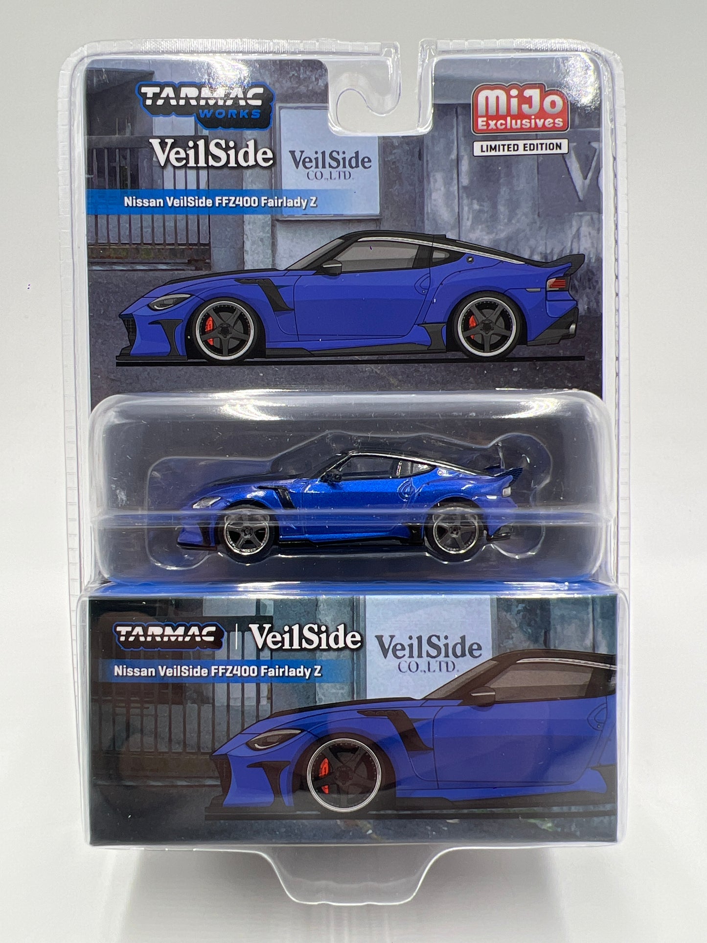 Tarmac Works Mijo Exclusives Nissan VeilSide FFZ400 Fairlady Z Blue