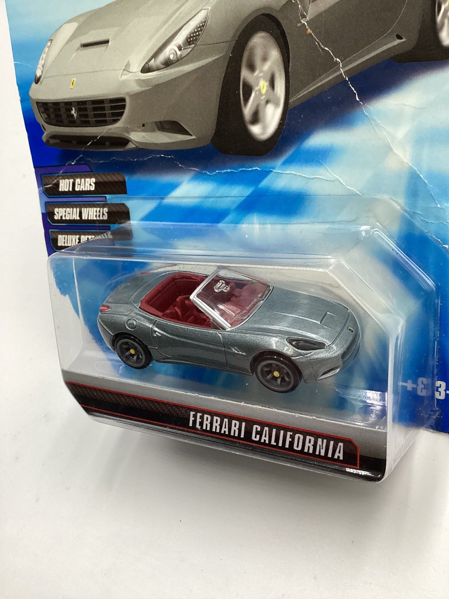 Hot wheels Speed Machines Ferrari California Gray *Bad Card*