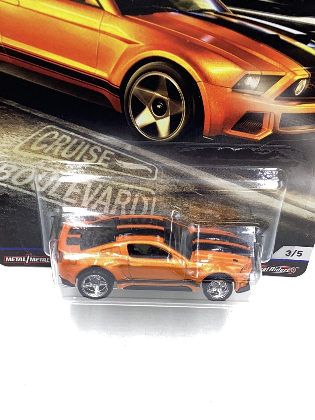 Hot Wheels car culture cruise boulevard 2014 Custom Mustang 3/5 261F