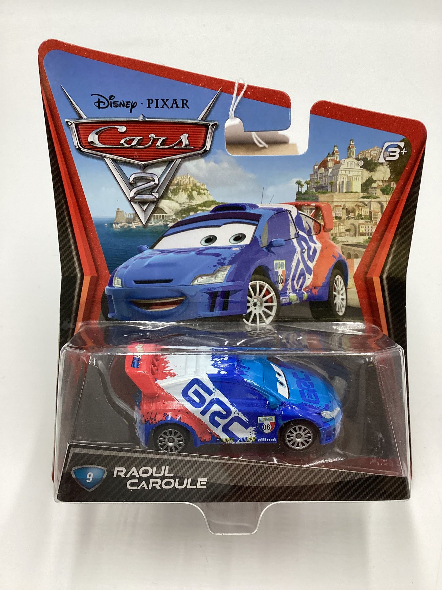 Disney Pixar Cars 2 #9 Raoul Caroule GRC 140E