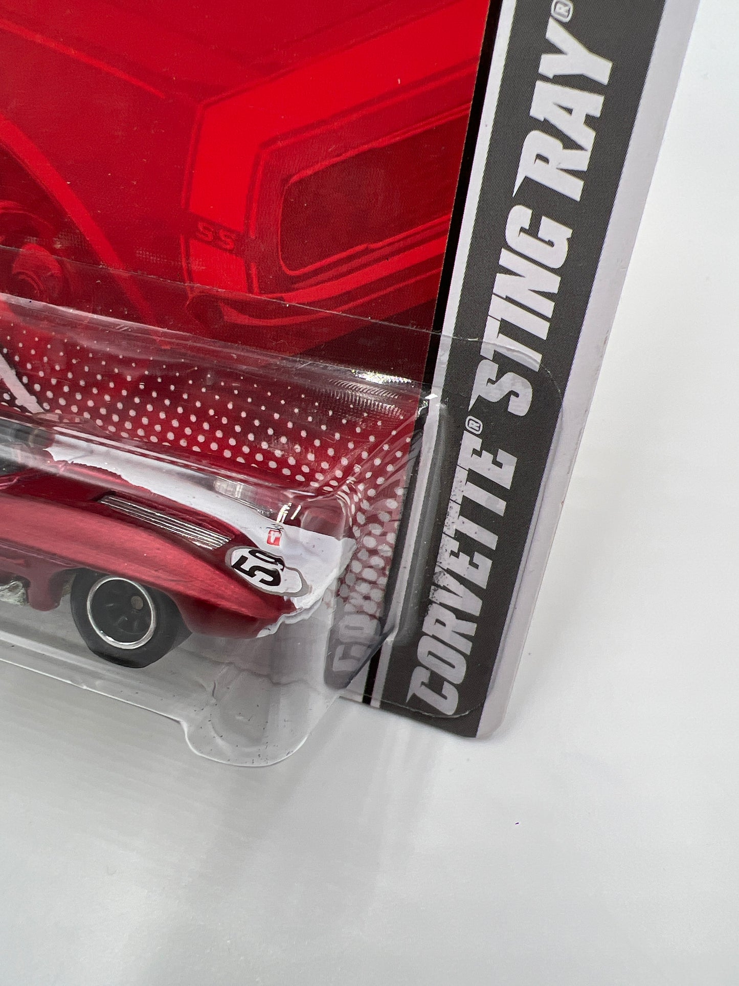 Hot Wheels Premium Garage Series #12 Corvette Sting Ray Satin Red