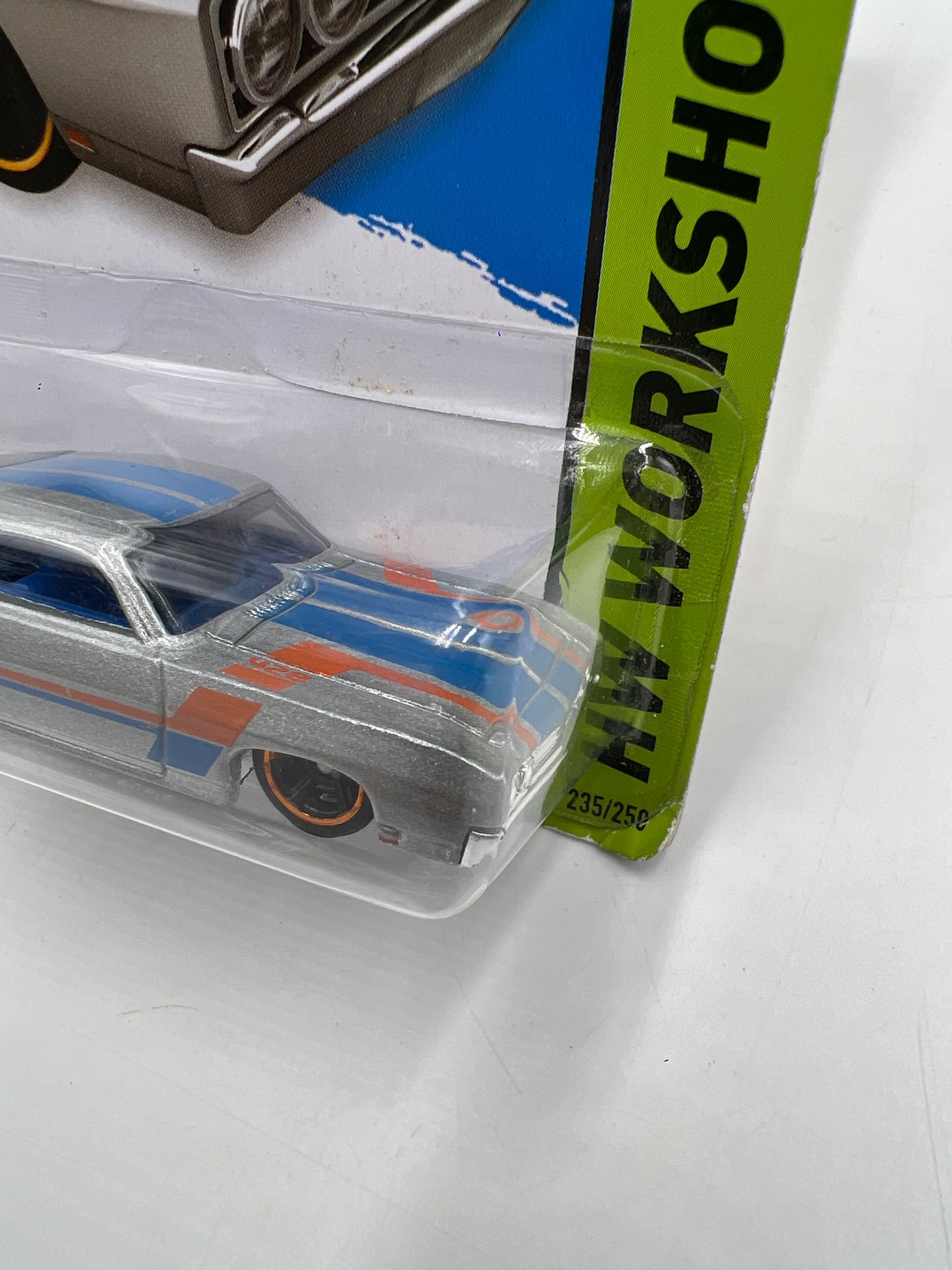 2014 Hot Wheels Workshop #235 69 Ford Torino Talladega Silver 25D