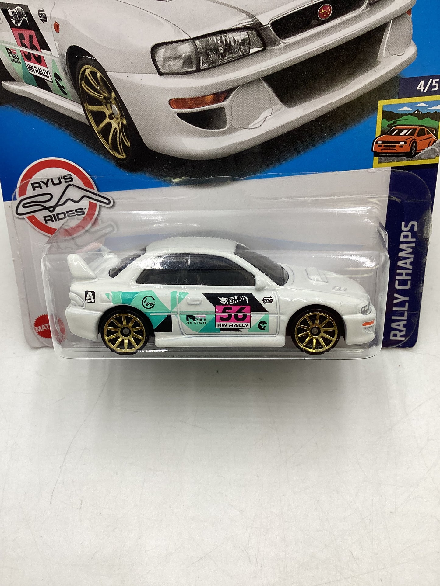 2022 Hot Wheels Treasure hunt #223 98 Subaru Impreza 22B-STI version