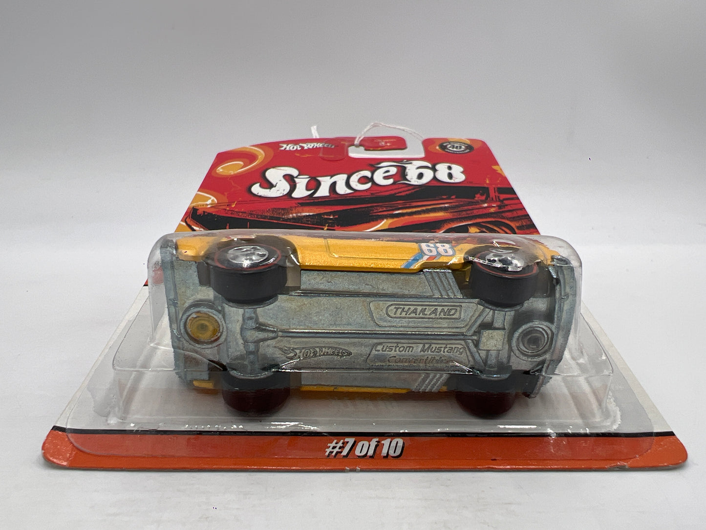 Hot Wheels Since 68 Muscle Cars #7 Custom Ford Mustang Yellow