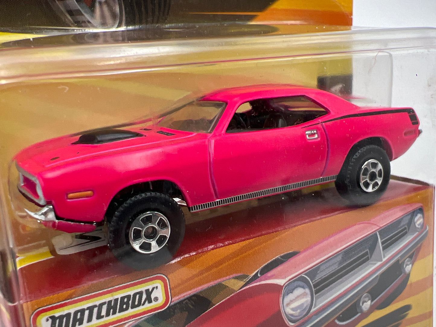 Matchbox Superfast #4 Plymouth Hemi Cuda Pink 172B