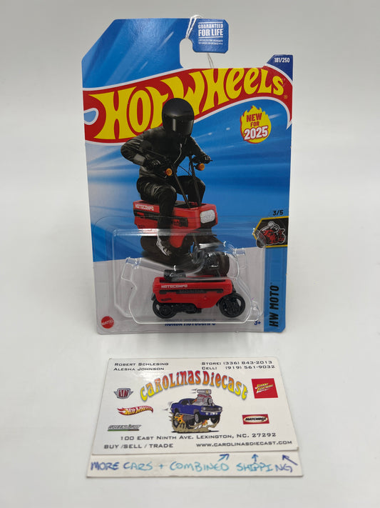 2025 Hot Wheels J Case HW Moto #181 Honda Motocompo Red