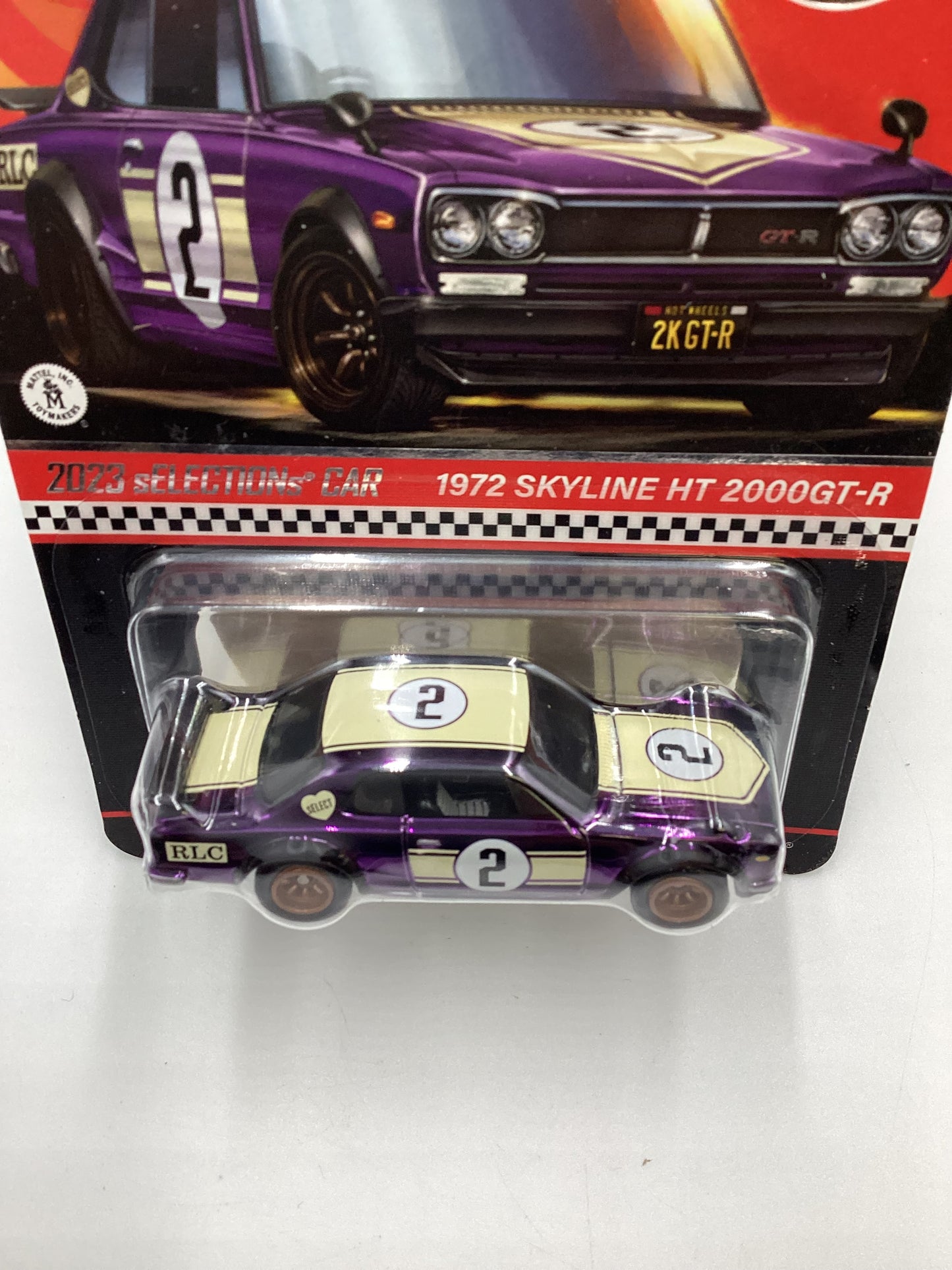 2023 Hot Wheels RLC sELECTIONs 1972 Skyline H/T 2000GT-R Purple with protector