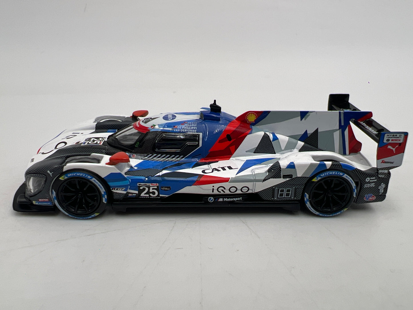 Mini GT #709 BMW M Hybrid V8 #25 2023 IMSA Sebring 12 Hrs 2nd Place M Team RLL