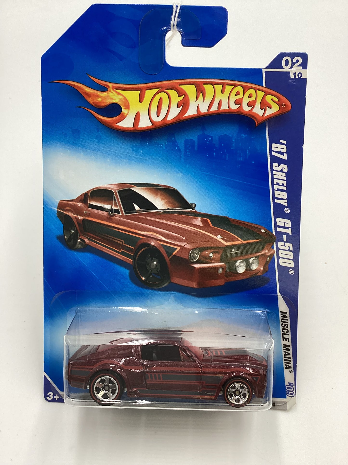 2009 Hot Wheels #078 67 Shelby GT-500 Red Walmart Exclusive 239B