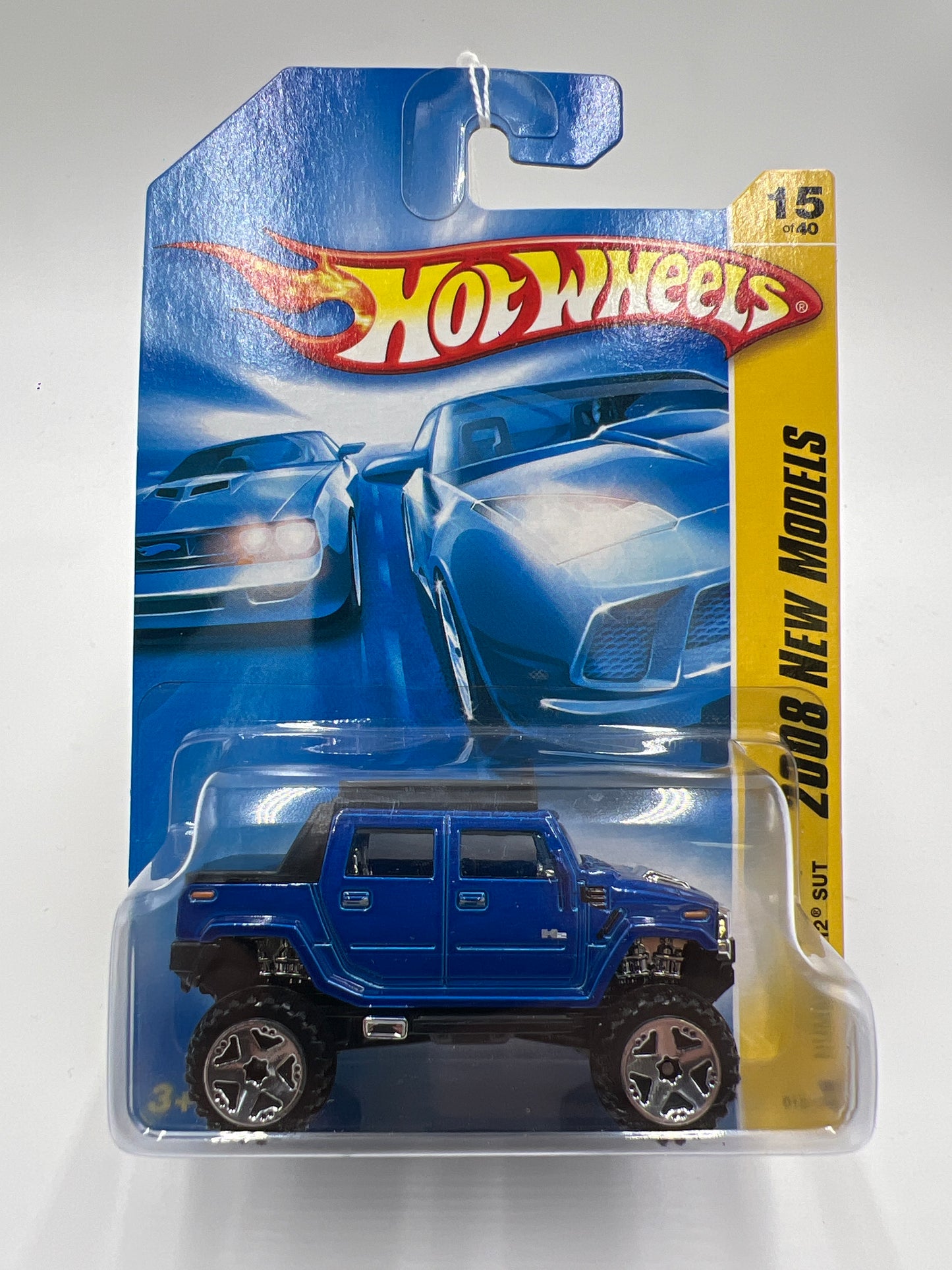 2008 Hot Wheels New Models #15 Hummer H2 SUT Blue 57H