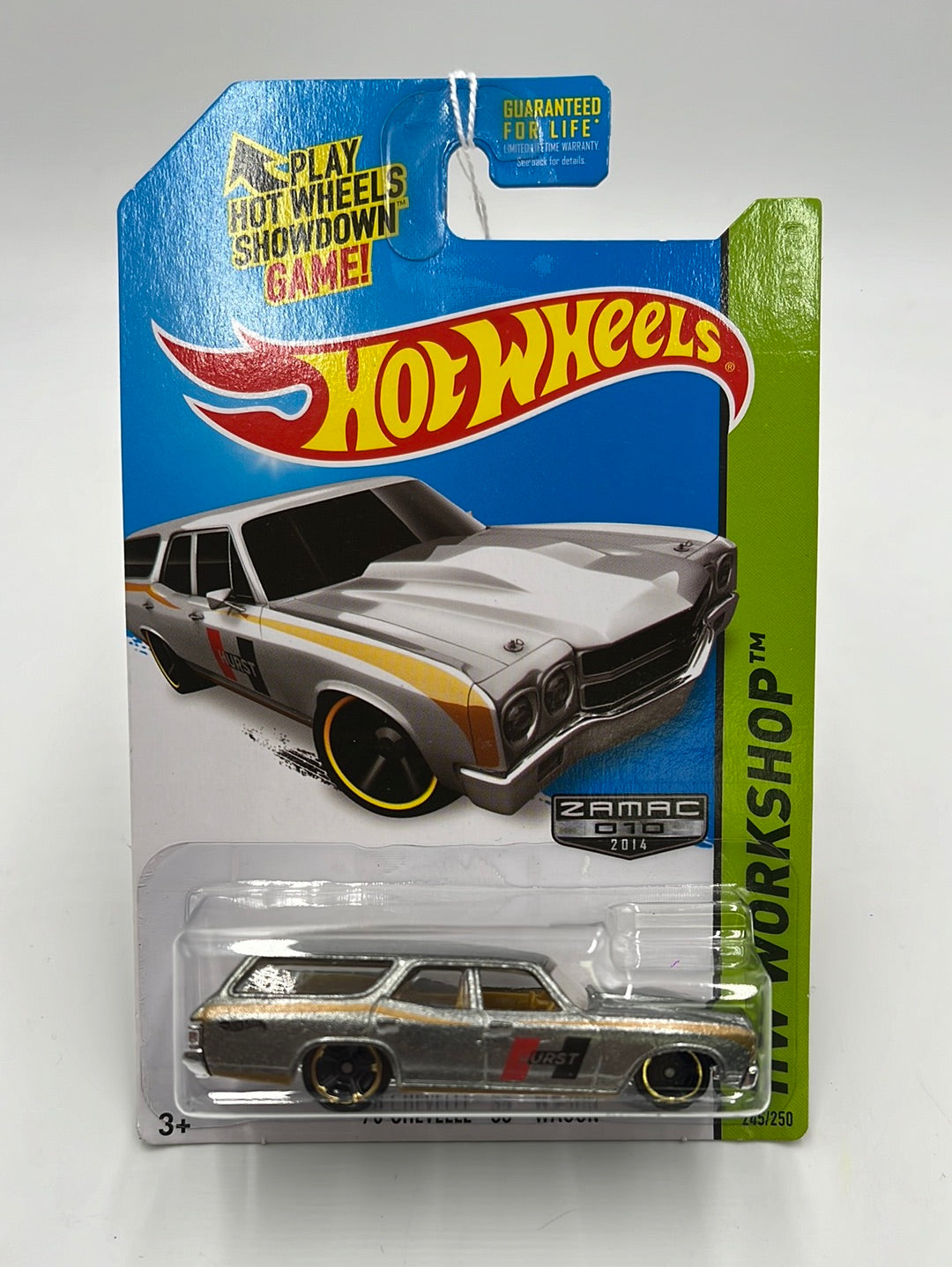 Hot Wheels 2014 HW Workshop 70 Chevelle SS Wagon Zamac #245 148F