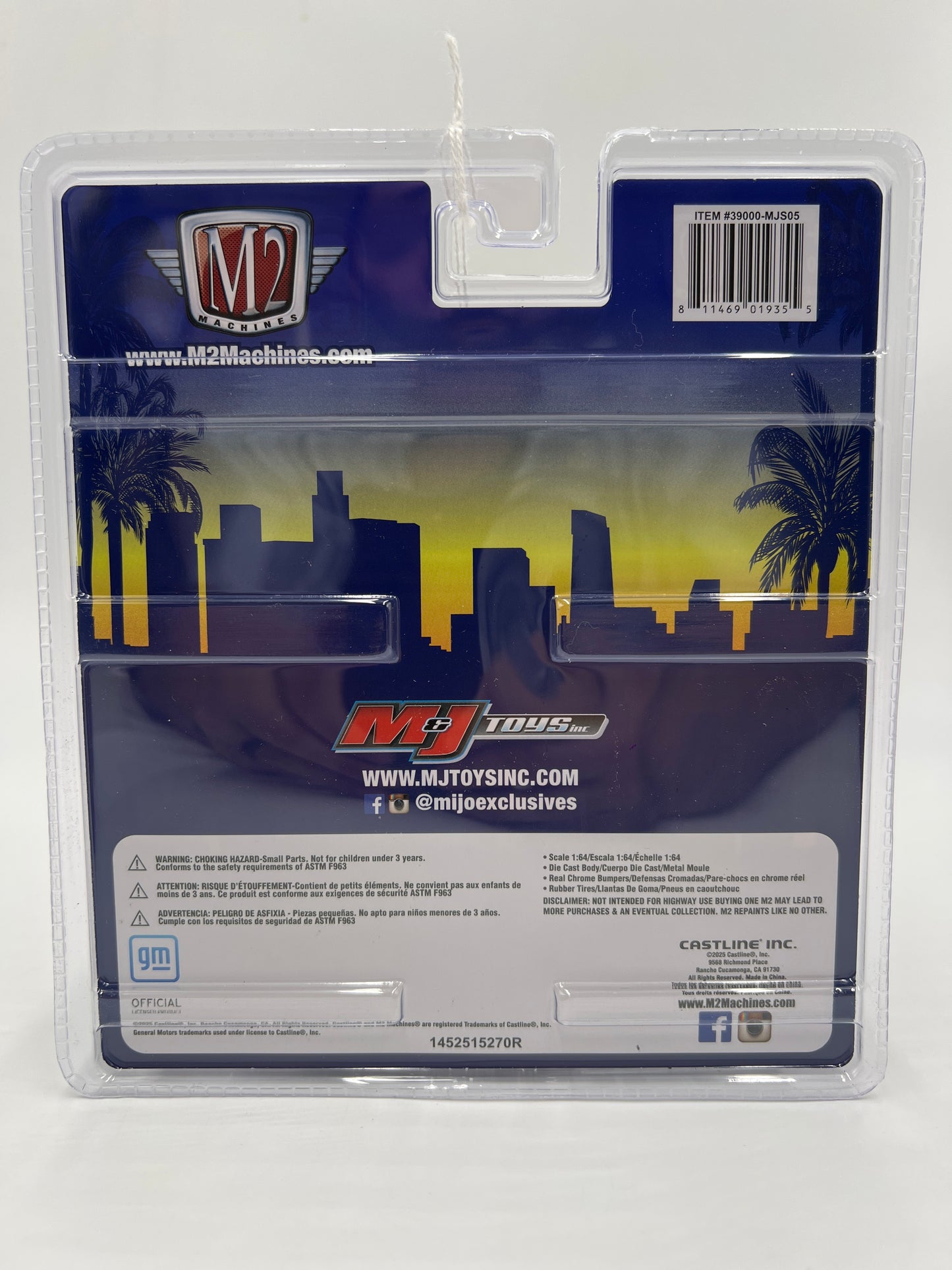 2025 M2 Machines Mijo Exclusives CHASE LA 1977 Chevrolet Cheyenne Super 30 White/Blue