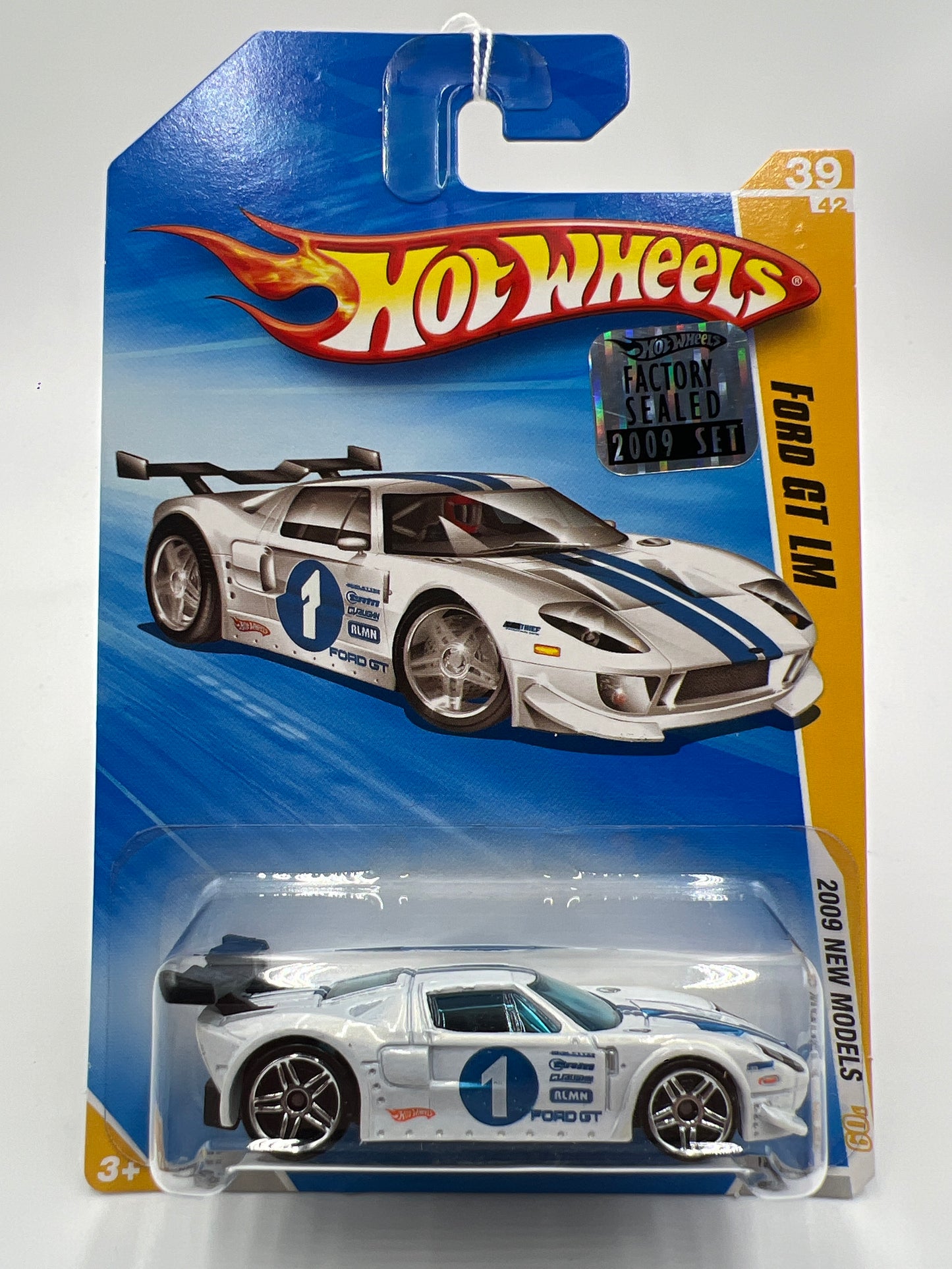 2009 Hot Wheels New Models #39 Ford GT LM White Factory Sealed SR