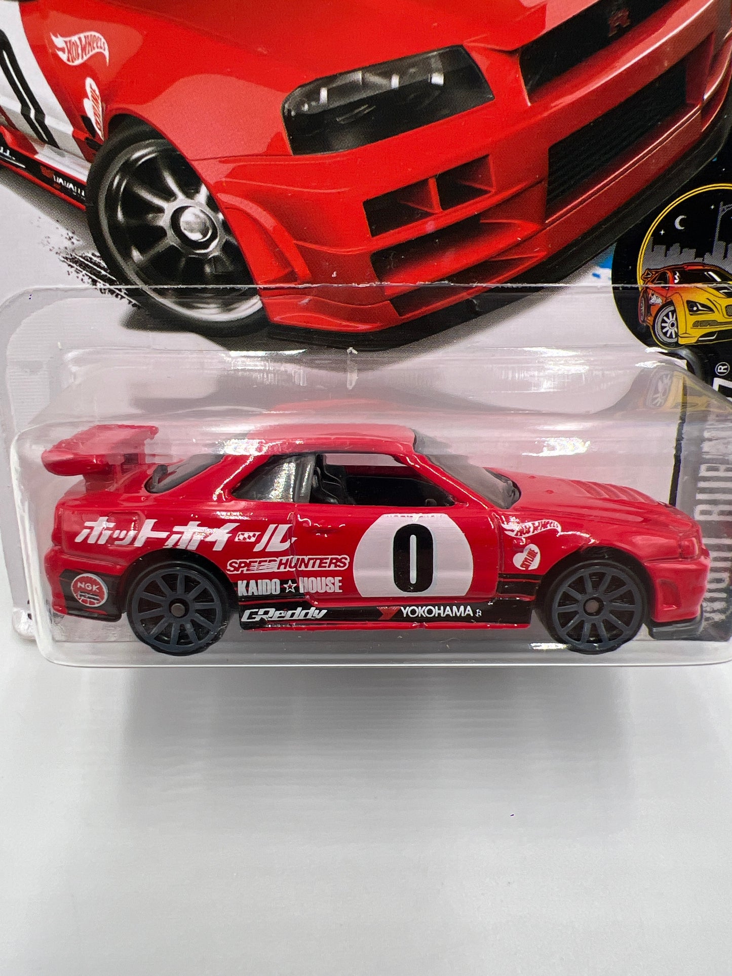 2016 Hot Wheels Nightburnerz #83 Nissan Skyline GT-R R34 Red Need for Speed