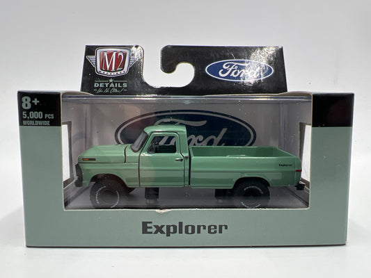 M2 Machines 1972 Ford F-250 Explorer 4x4 Green S101