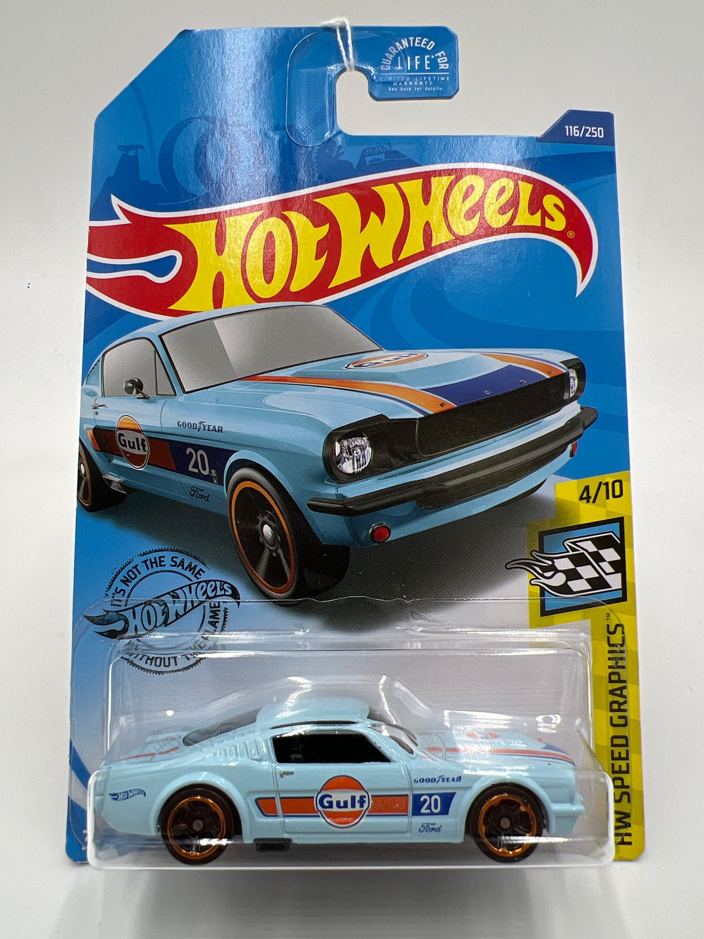 2020 Hot Wheels HW Speed Graphics #116 65 Mustang 2+2 Fastback Gulf Blue 27C