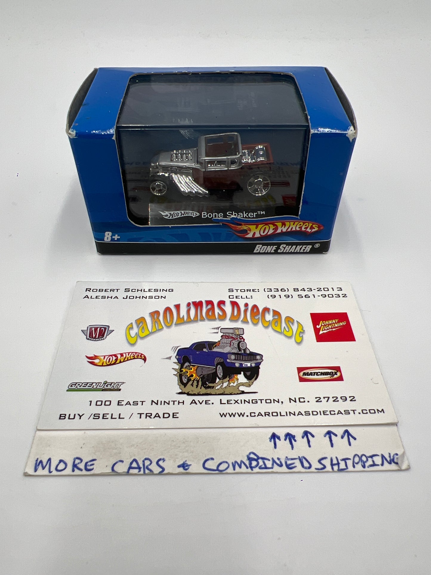 Hot Wheels 1:87 Scale Bone Shaker Red/Silver