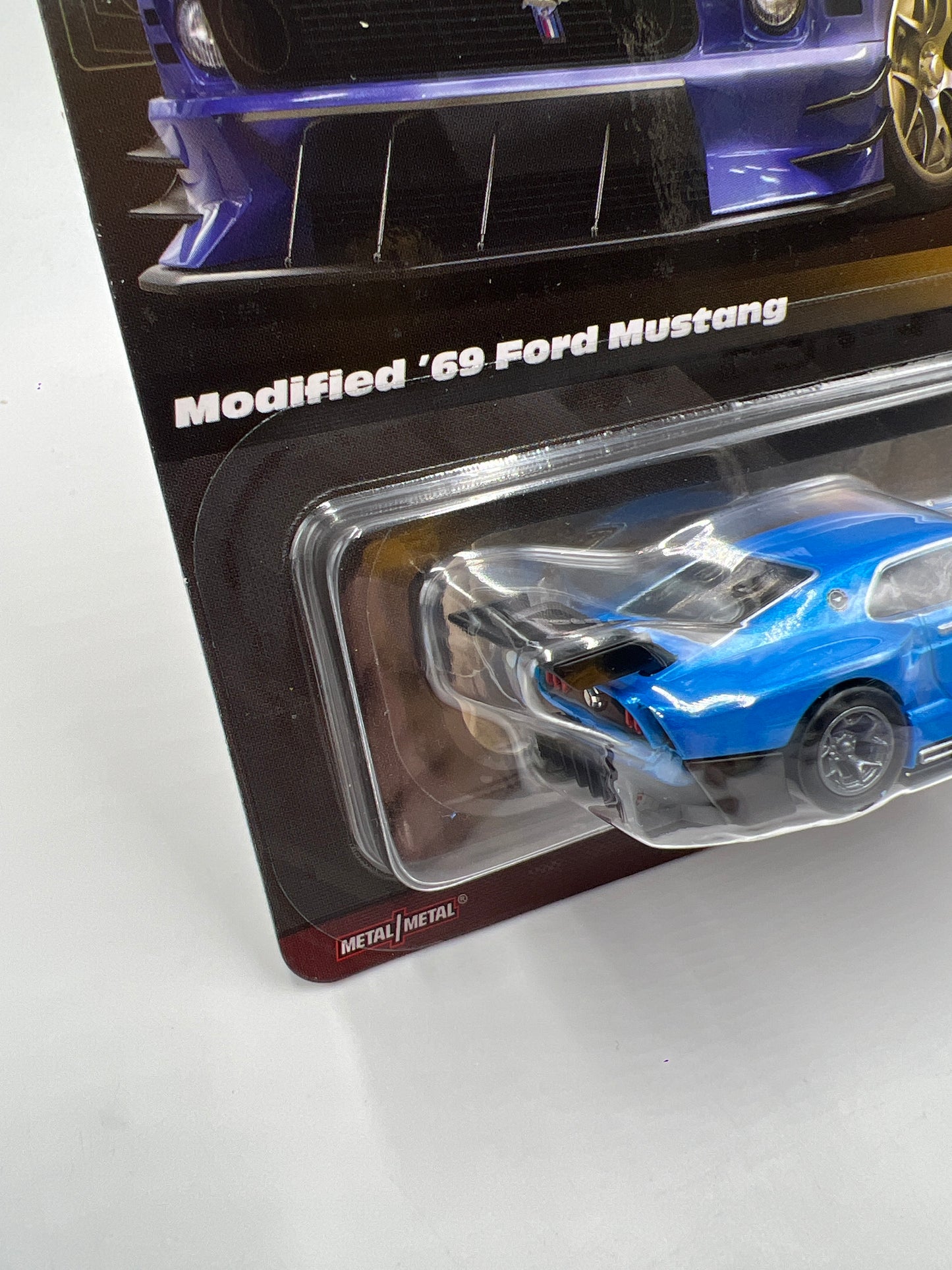 Hot Wheels RLC Elite 64 #3 Modified 69 Ford Mustang Blue W/Protector