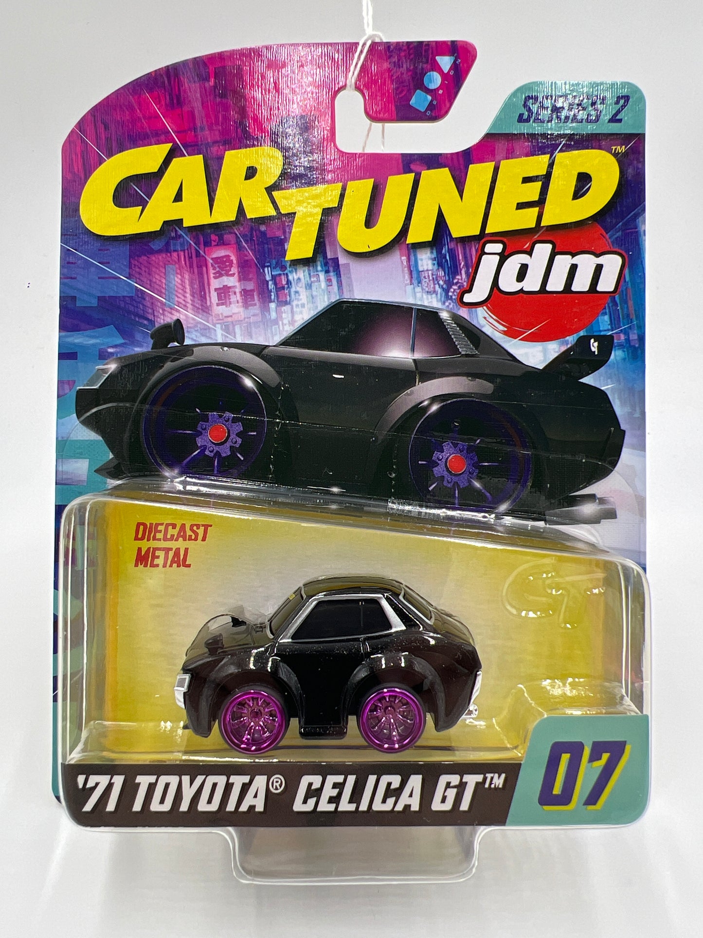 2025 MGA Car Tuned JDM Series 2 #7 71 Toyota Celica GT Black 178P